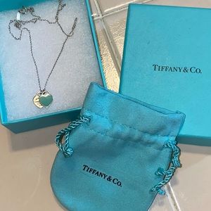 TIFFANY &CO Tiffany Blue® Double Heart Tag Pendant